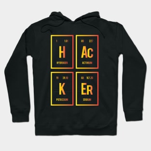 Hacker - Periodic Table of Elements Hoodie